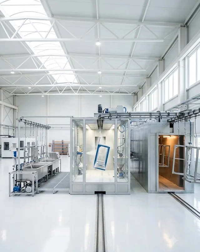 Integrated coating line