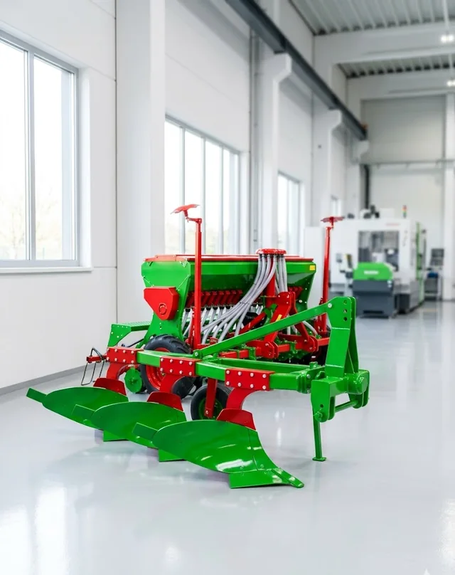 Coated agricultural equipment